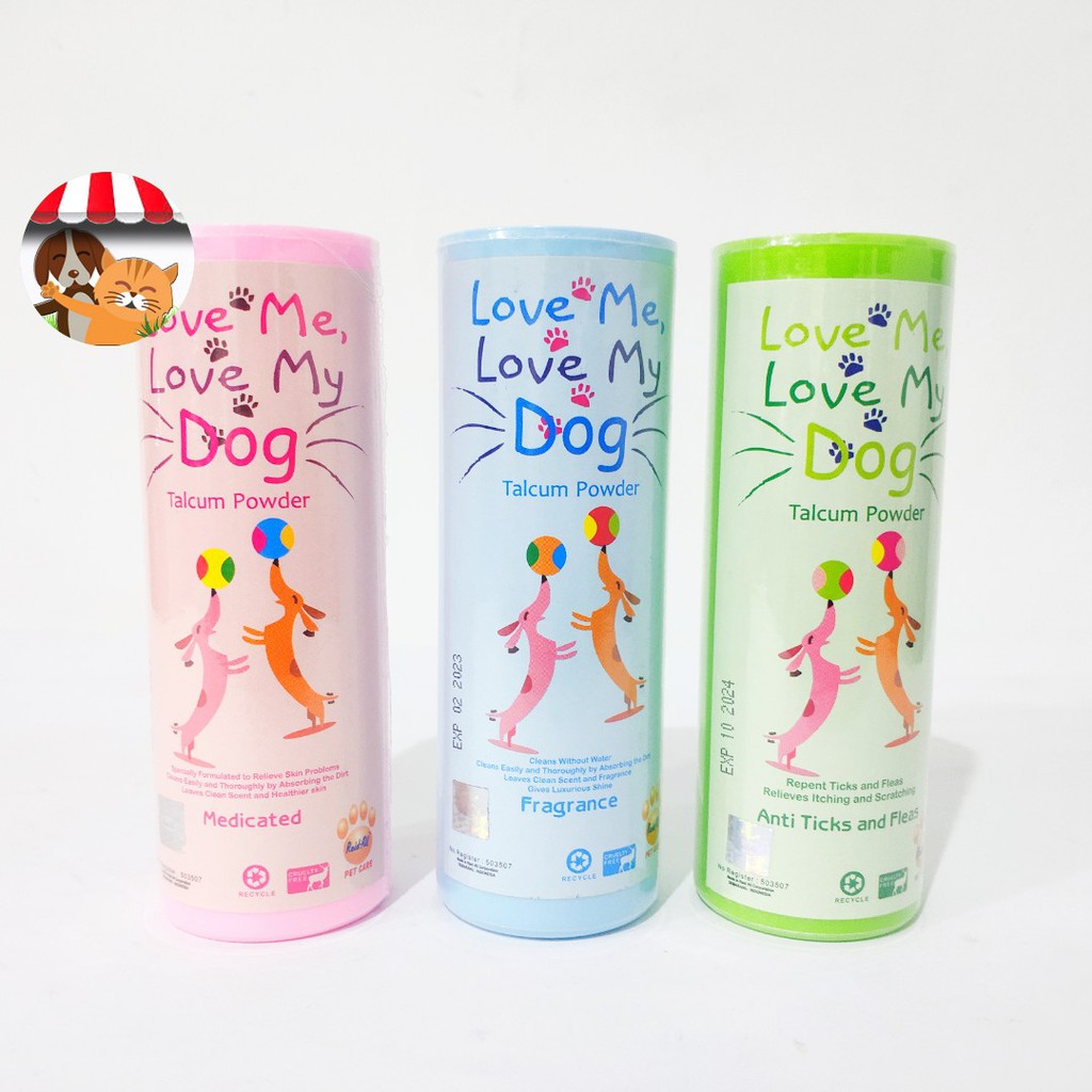 Raid All Love Me Love My Dog Talcum Powder - Anti Tich and Fleas