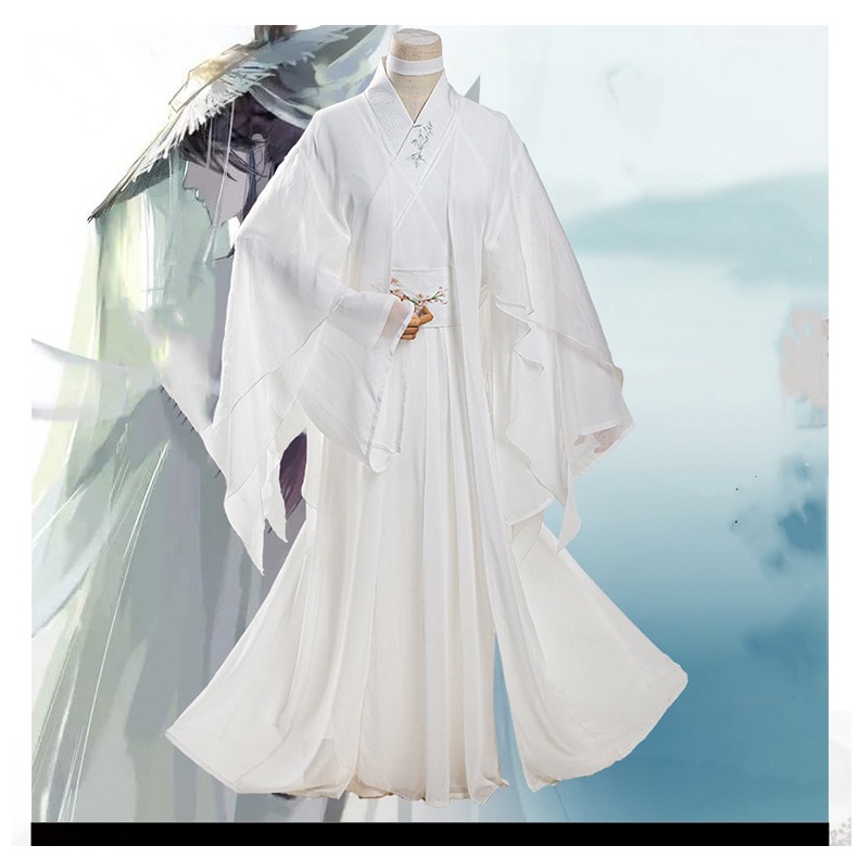 Heaven's Bless White Cos Official Cosplay Tian Guan Ci Fu Xie Lian Costume Men Women Chinese Anime