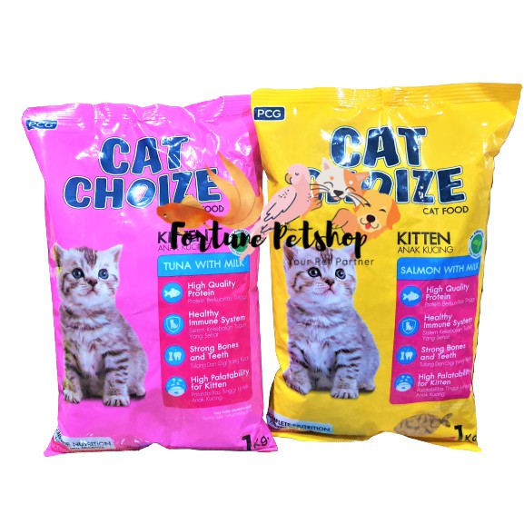 CAT CHOIZE KITTEN 1KG FRESHPACK CAT CHOIZE MOTHER & KITTEN 800GR CAT CHOIZE KITTEN TUNA & CAT CHOIZE