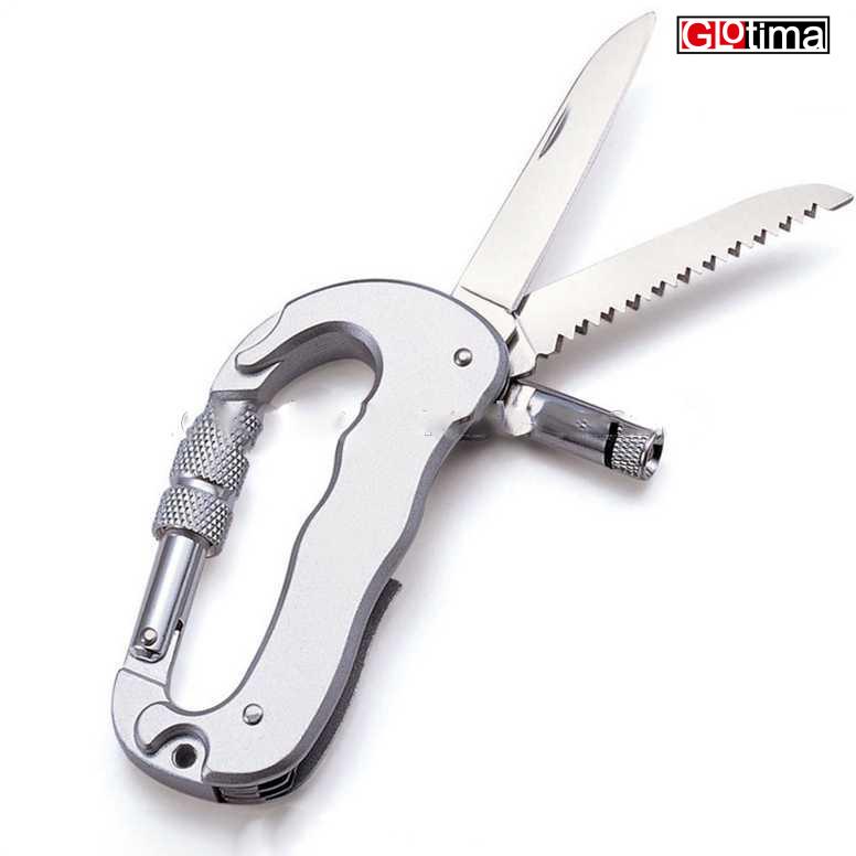 Karabiner Pisau Lipat Knife Carabiner EDC