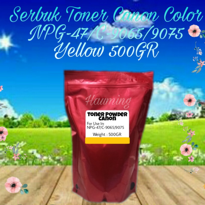 Serbuk Toner Canon Advance IR ADV NPG47 NPG-47 C9065 C9075 C-9065 9075 IRC9065 IRC9075 Yellow 500gr