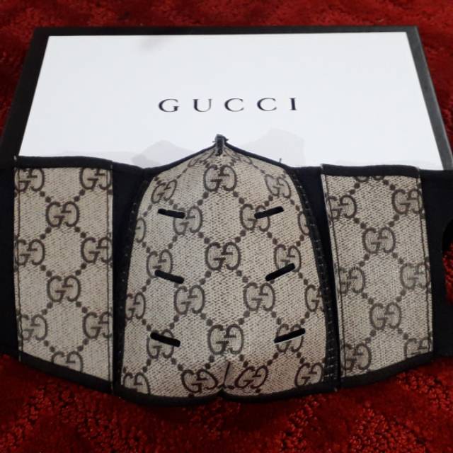 Masker Gucci Branded Premium No Box / Masker Lapis Premium / Masker Gucci / Masker LV / Gucci / Gucc