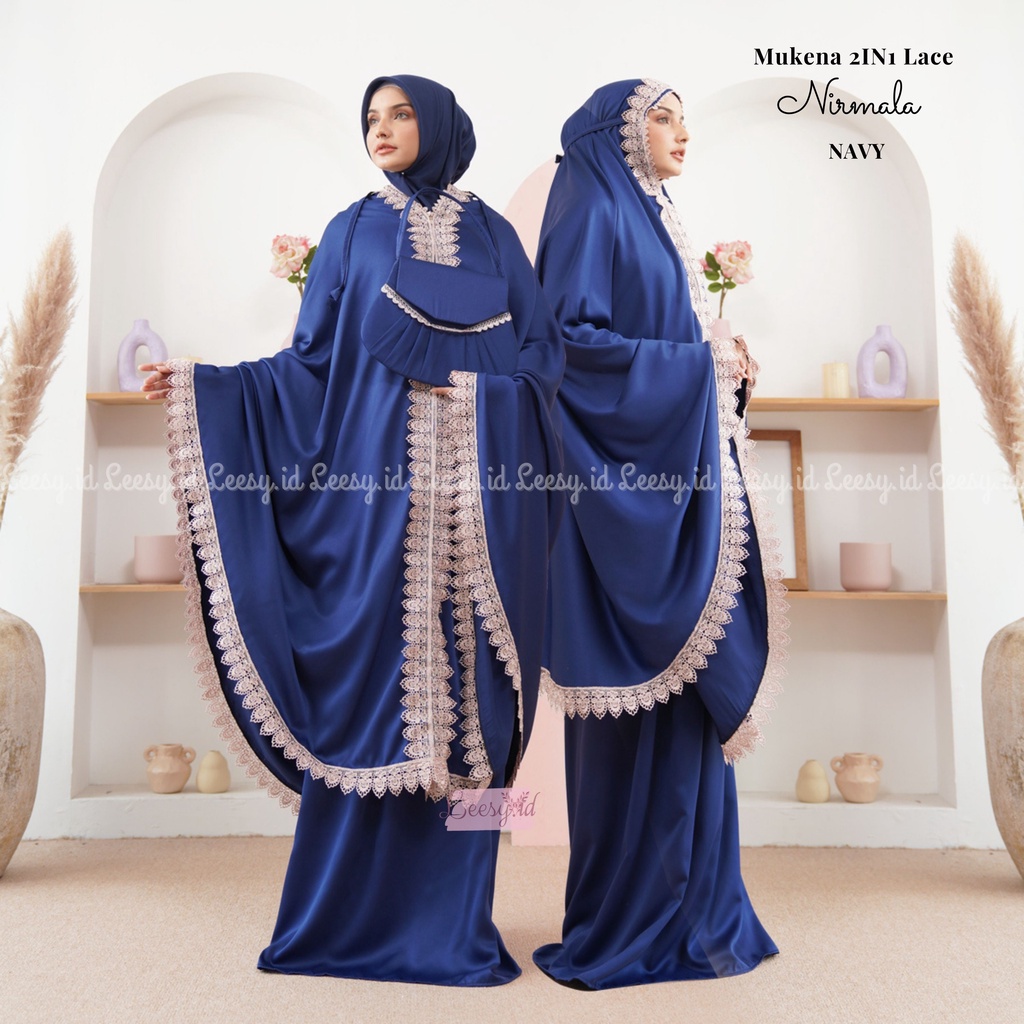 Jumuna - Mukena Dewasa 2in1 Nirmala Silk Premium