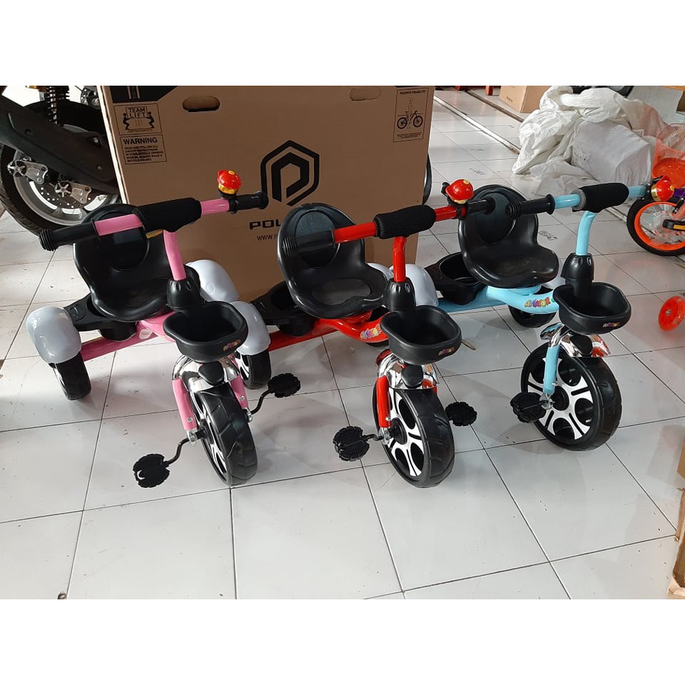 Sepeda Anak Roda 3 / TRICYCLE AVIATOR  AT 101 / AT 104 / AT 107 / AT 109 Frame Besi