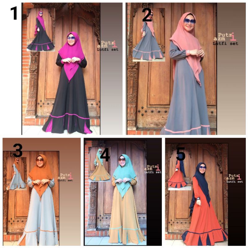 LUTFI SET BY PUTRI AZMI ORIGINAL