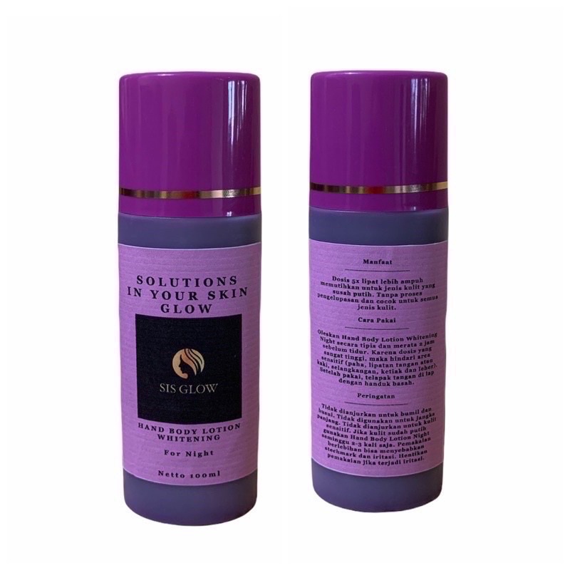 Sis Glow Body Lotion Whitening / HB Skin Glow