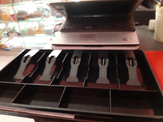 Five Tray Grids Coin Box Storage Cashier Safe Drawer Tidy Insert Cash Register