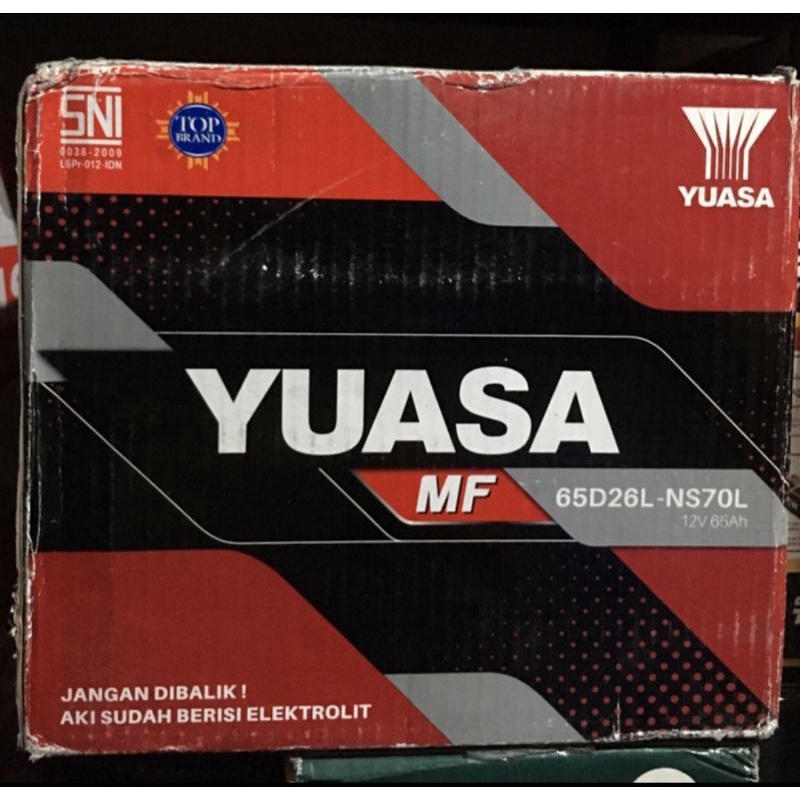 AKI / ACCU KERING YUASA MF NS70L / 65D26L GRANDIS, PAJERO