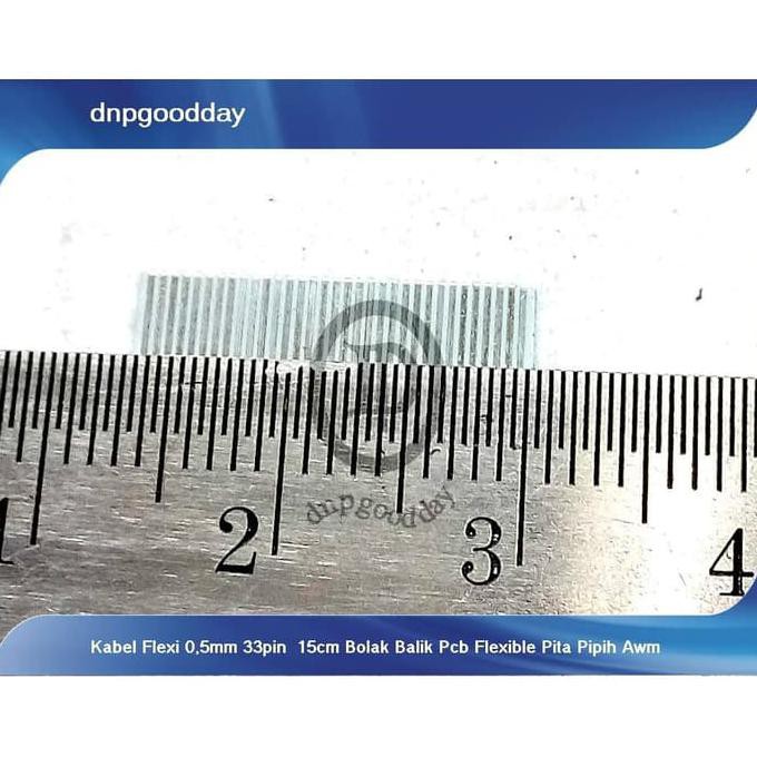 

Kabel Flexi 0,5Mm 33Pin 15Cm Bolak Balik Pcb Flexible Pita Pipih Awm Dnpgood11