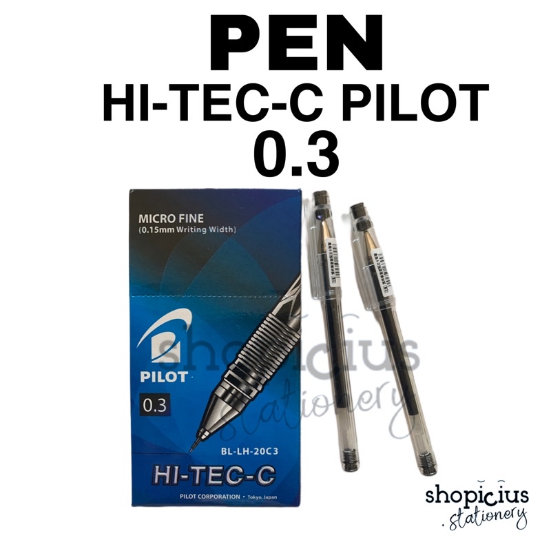 

Bolpen Hitec Hi tec c PILOT 0.3mm ballpen gelpen