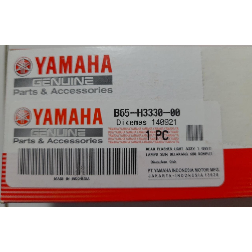 Lampu Sen Sein Kiri Riting Kiri Belakang Yamaha Aerox 155 B65 H3330 00