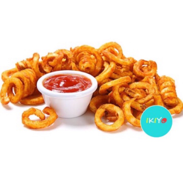 

FRENCH FRIES CURLY / KENTANG GORENG BEKU - FROZEN FOOD / CURLY IMPORT 1 KG