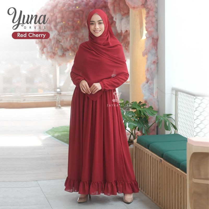 IXORA - Yuna Dress SET Pashmina by Zayra Hijab