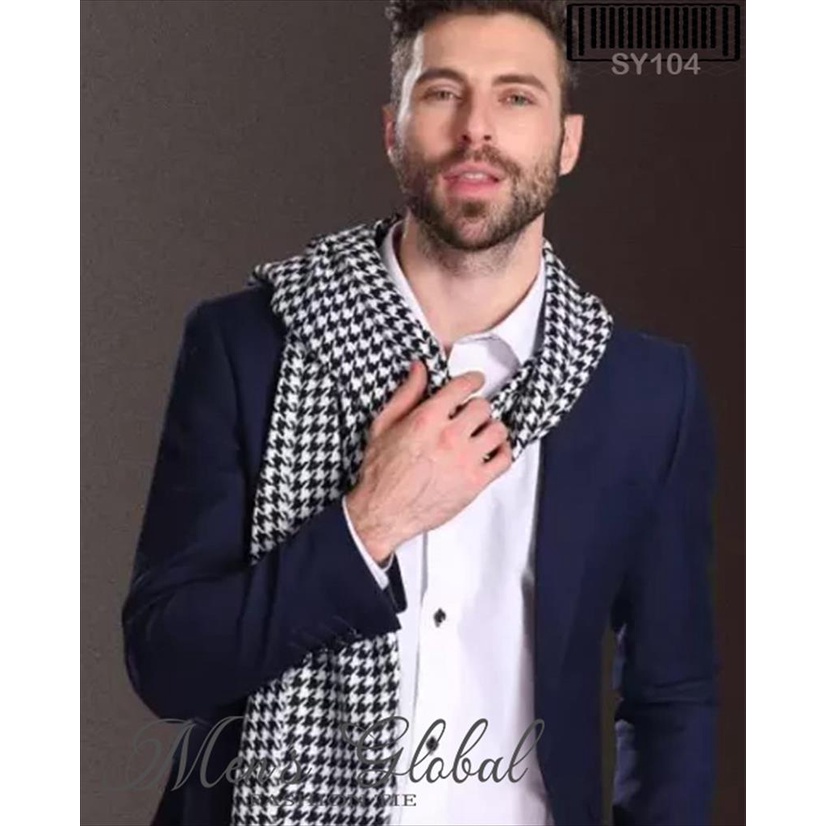 SYAL / SCARF FASHION ELEGANT PRIA HANGAT HALUS WOOL SPINING TASSEL-SY104