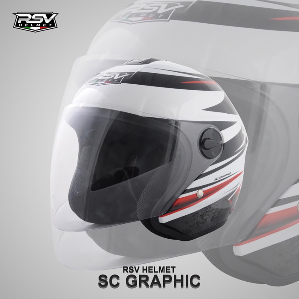 Helm Halfface / RSV SUPERCOLOR / Graphic / RSV Helmet