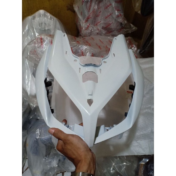 Tameng lampu panel depan reflektor Vario techno 110 karbu putih  2010 2011 kualitas original