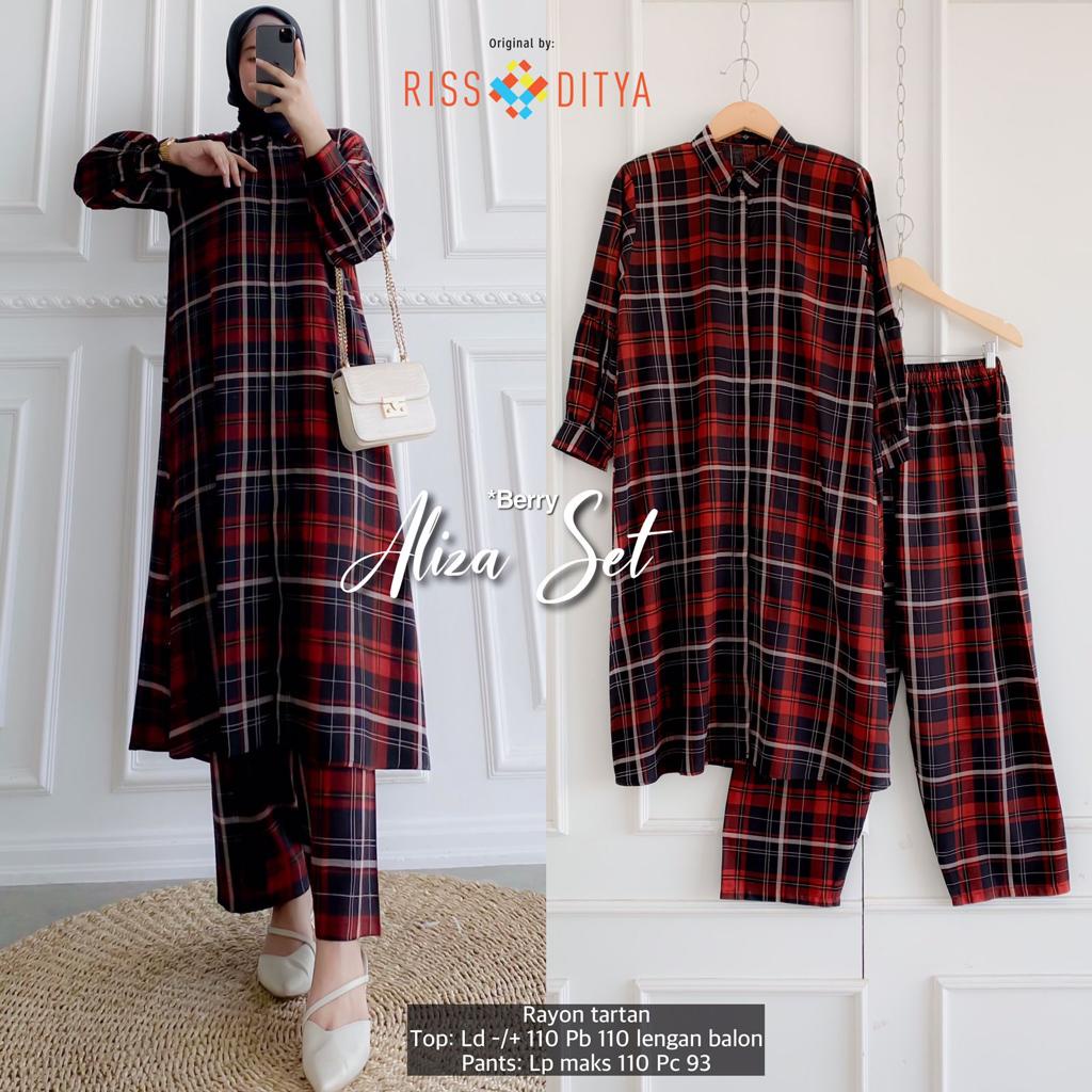 Setelan Jumbo XL XXL XXXL XXXXL 5L ld 110 120 130 140 150 FREE MASKER Motif Aliza Setcel Big Size Ke