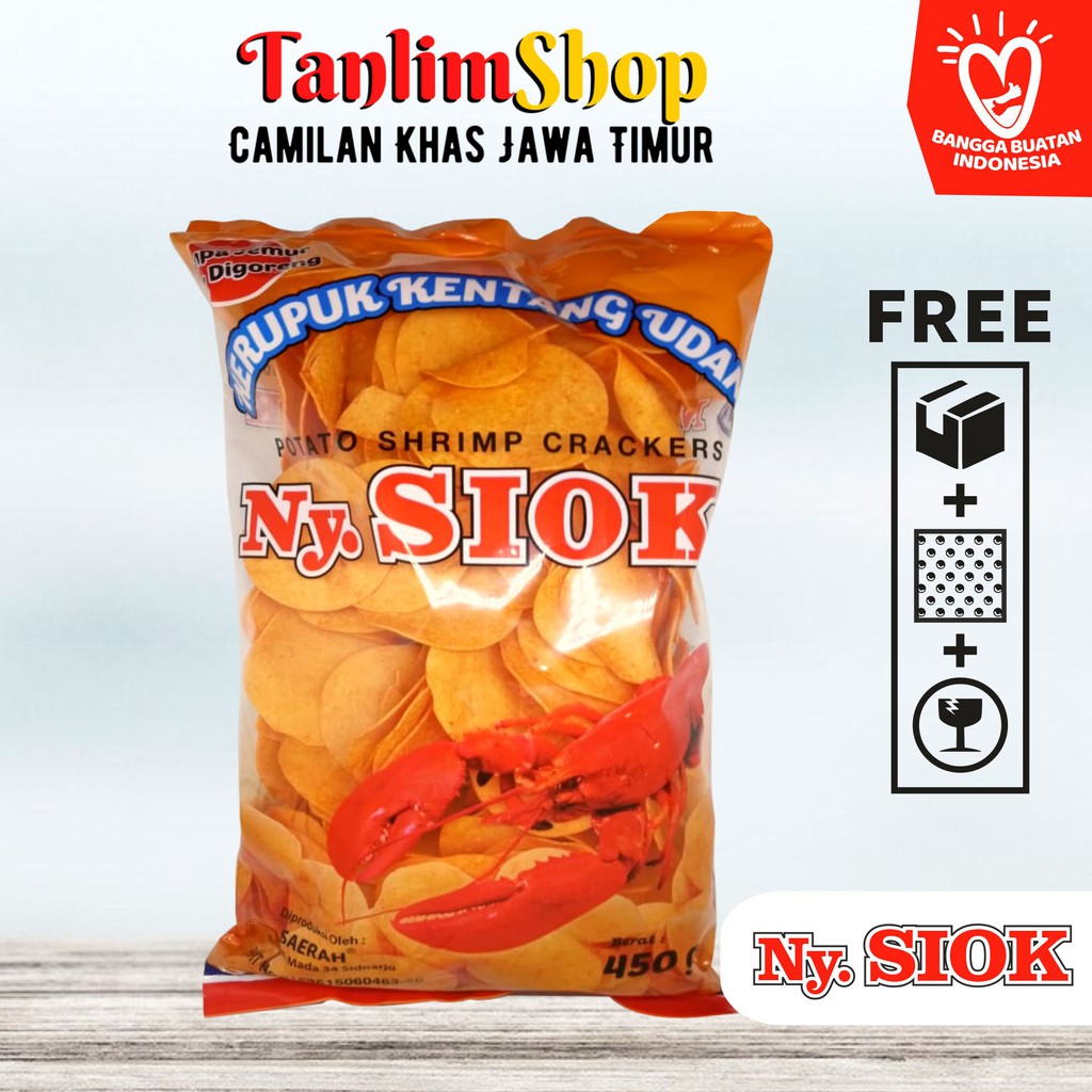 KERUPUK KENTANG UDANG MENTAH NY SIOK