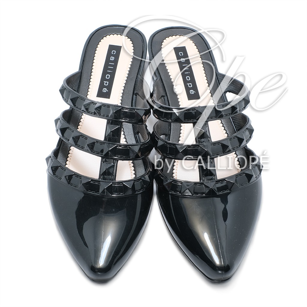 CALL SLPM MULES 093 Sandal Slop Slip On Teplek Wanita Sandal Cewek-3