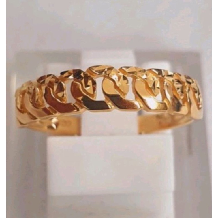 CINCIN MOTIF 1/2 RANTAI WANITA