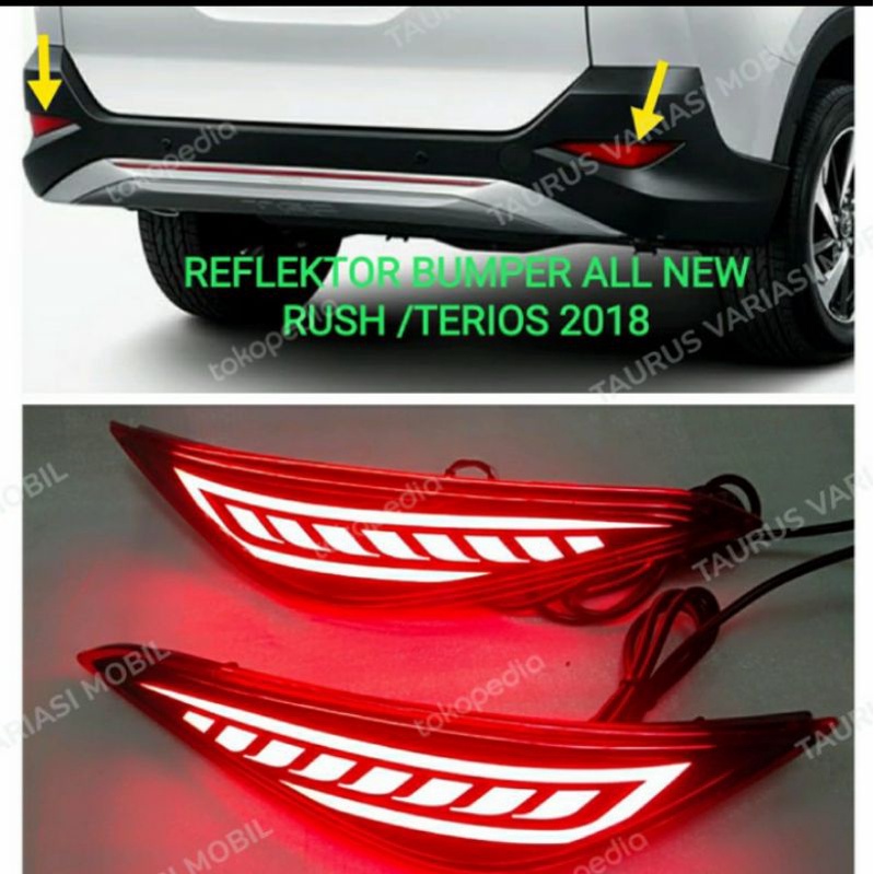 Lampu reflektor all new Rush/Terios 2018
