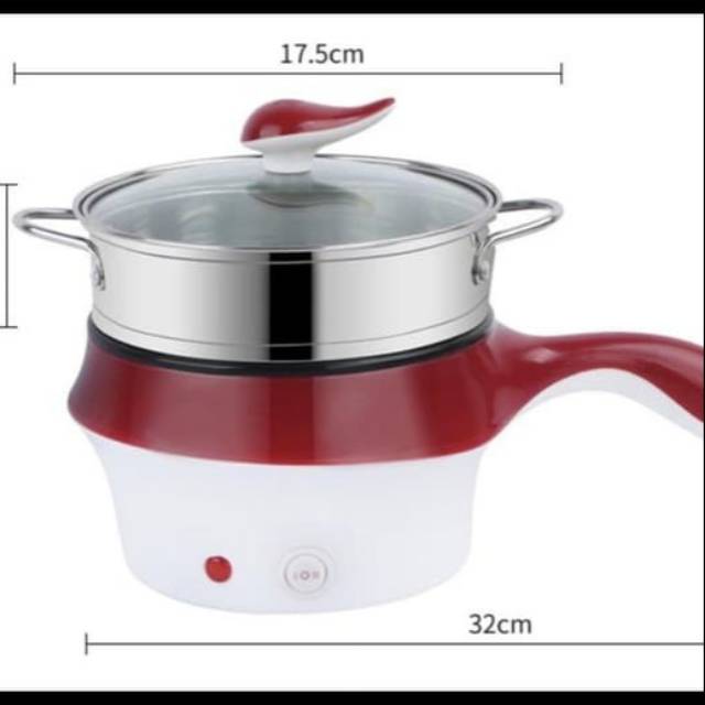 electric fry pan panci listrik lapisan keramik