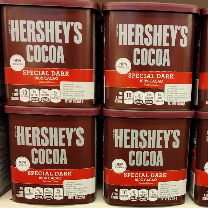 

HERSHEY'S COCOA DARK CHOCOLATE 226G HERSHEYS COKLAT HITAM BUBUK