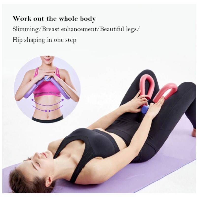 Comeback Thigh Master, Leg Trainer, Alat fitness, Chest Trainer, Abs Trainer/ HAPPYFIT THIGH MASTER ORIGINAL/ Sunmee Training Apparatus Alat Fitness Otot Paha Kaki Tangan Thigh Exercise KLIP penjepit kaki GYM YOGA pilates otot paha klip/lengan-3