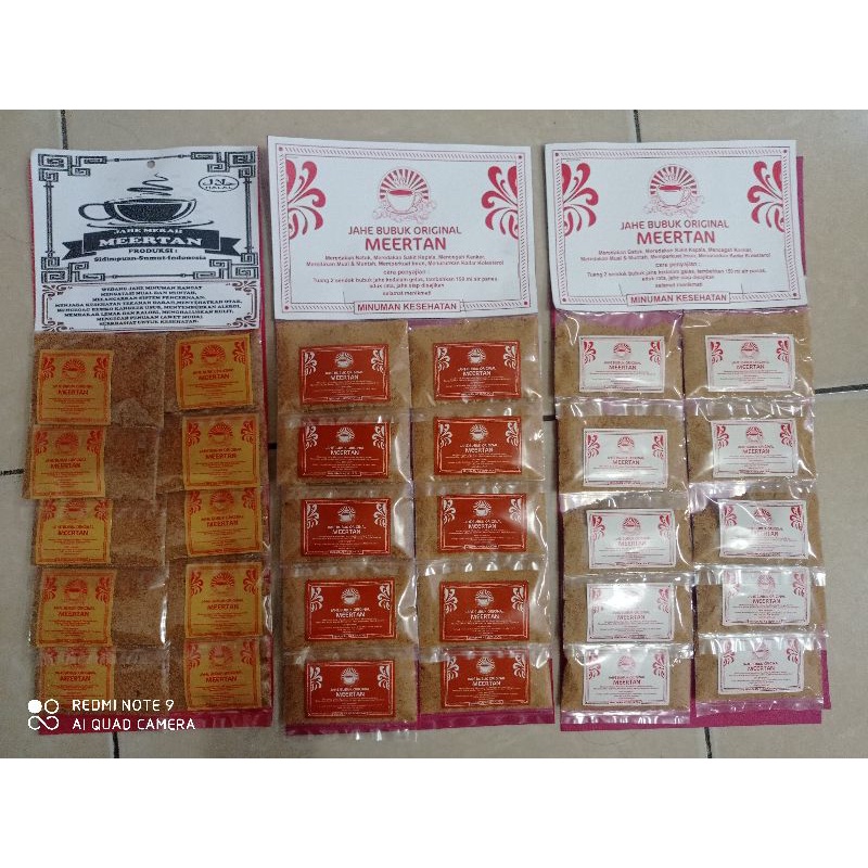 

Jahe Merah bubuk 20gr/Bandrex Sidimpuan