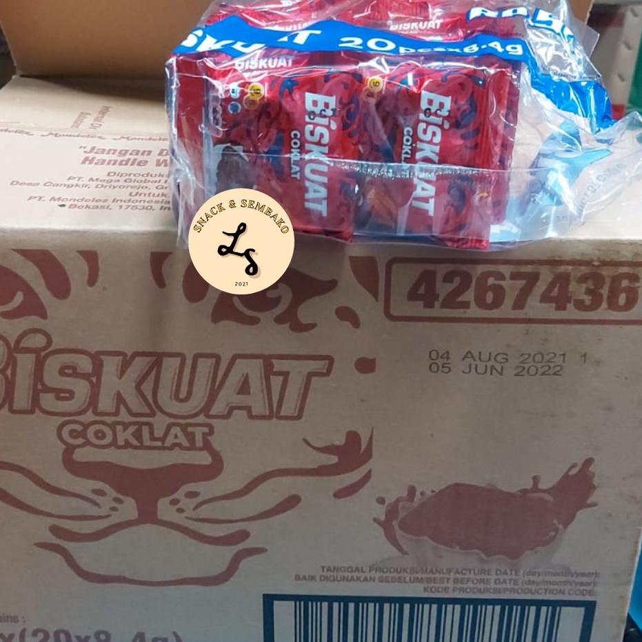 

8.8 sale Biskuat 500 Original/Coklat [1 Pack Isi 20 x10gr]