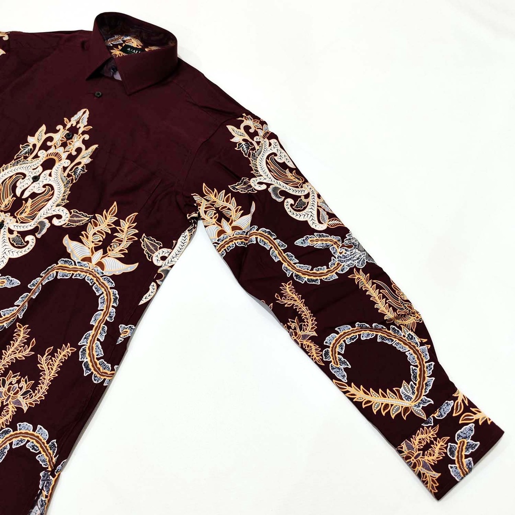 Kemeja ALISAN Batik SLIM Fit Lengan Panjang ( Premium 20012 )