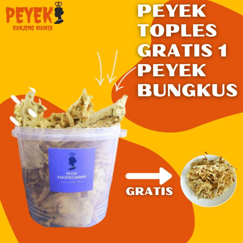 

peyek kanjeng mamih TOPLES peyek kacang tanah peyek rempeyek peyek teri peyek kasreng ikan