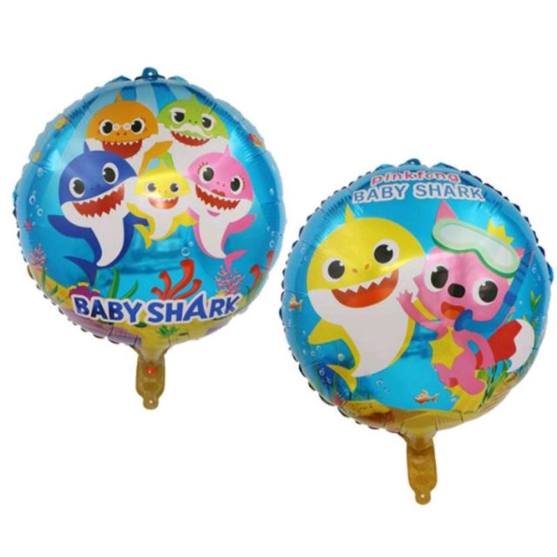 Balon Foil Baby Shark Bulat
