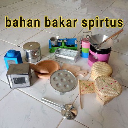 mainan anak masak masakan timbangan kaleng kerupuk oven dll