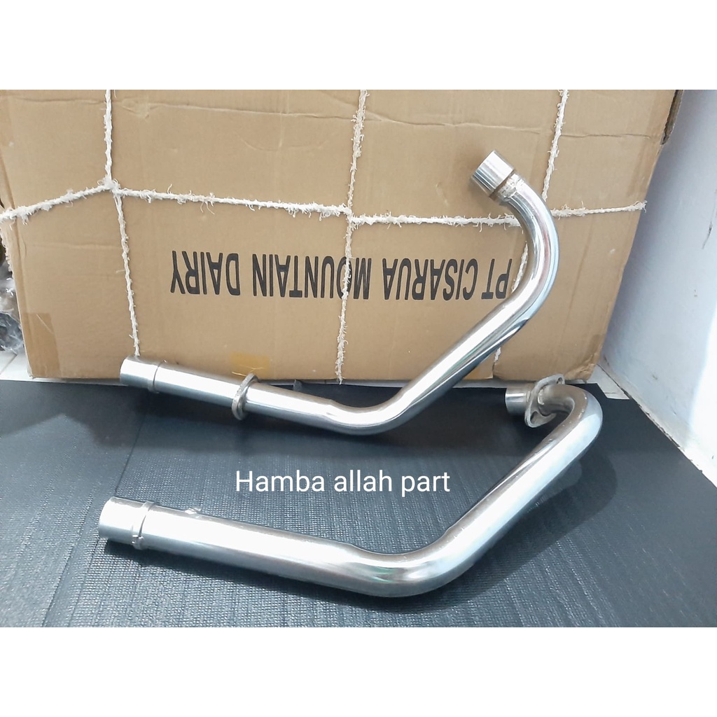 leheran knalpot japstyle cb gl megapro thander verza tiger inlet 38mm