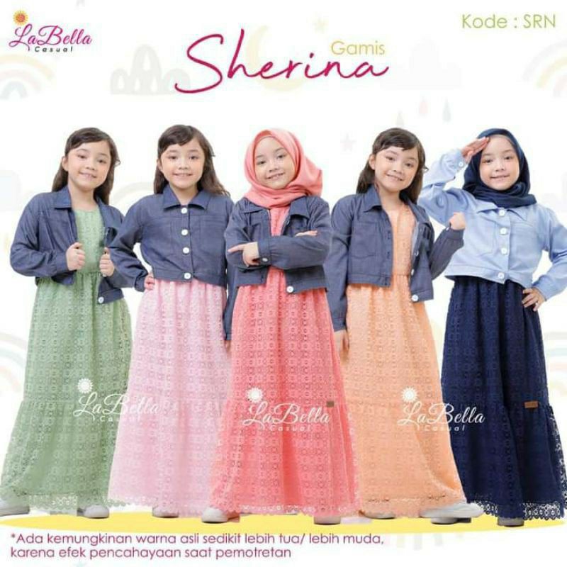 GAMIS ANAK BROKAT SHERINA ORI BY LA BELLA