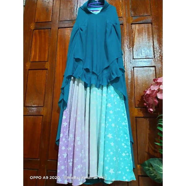 preloved gamis syar'i set