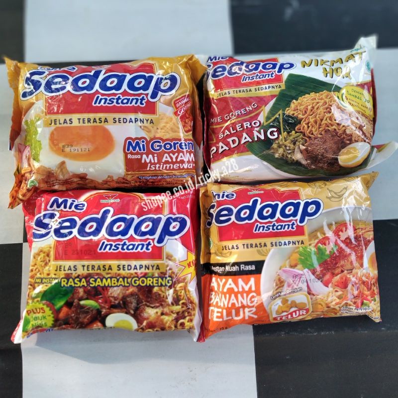 Jual Remix Varian Mie Instan Sedap Aneka Rasa Rendang Bawang Sambal ...