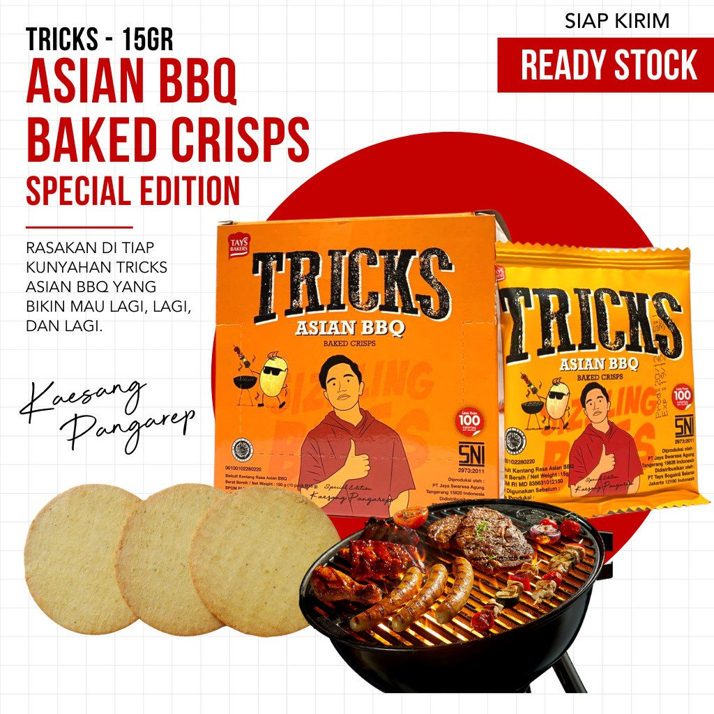 (TERMURAH) TRICKS - Baked Crisps Original, Rendang, Kimchi, Bulgogi