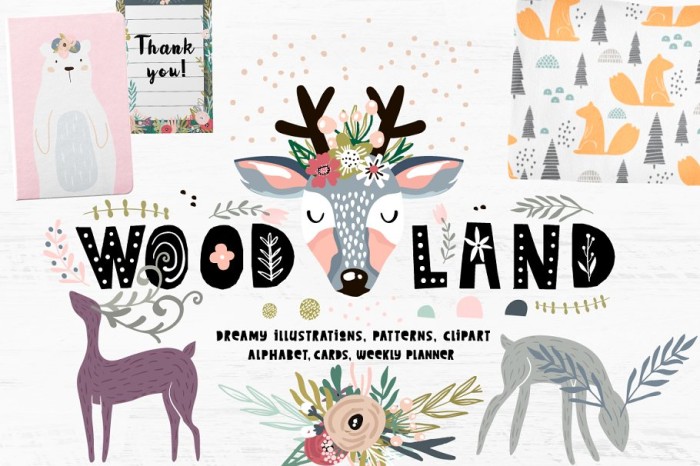 Woodland Mood - Vector Designs