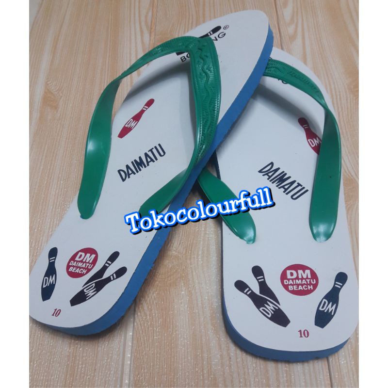 sandal bowling daimatu/sandal legendaris/sandal jepit Daimatu Bowling/sandal daimatu