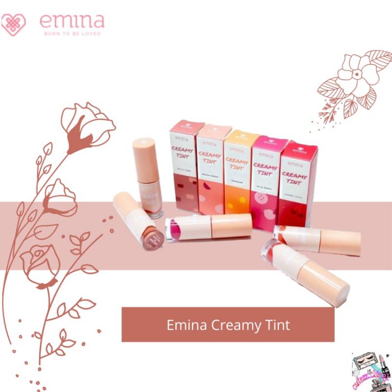 ☃Cutezz_Ching1☃Emina Creamy Tint 3.6g - Lip Tint Cream