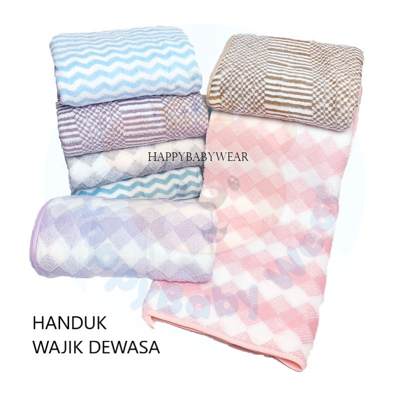 Handuk WAJIK Microfiber Dewasa ukr 70 x 140 / Handuk Mandi Jumbo