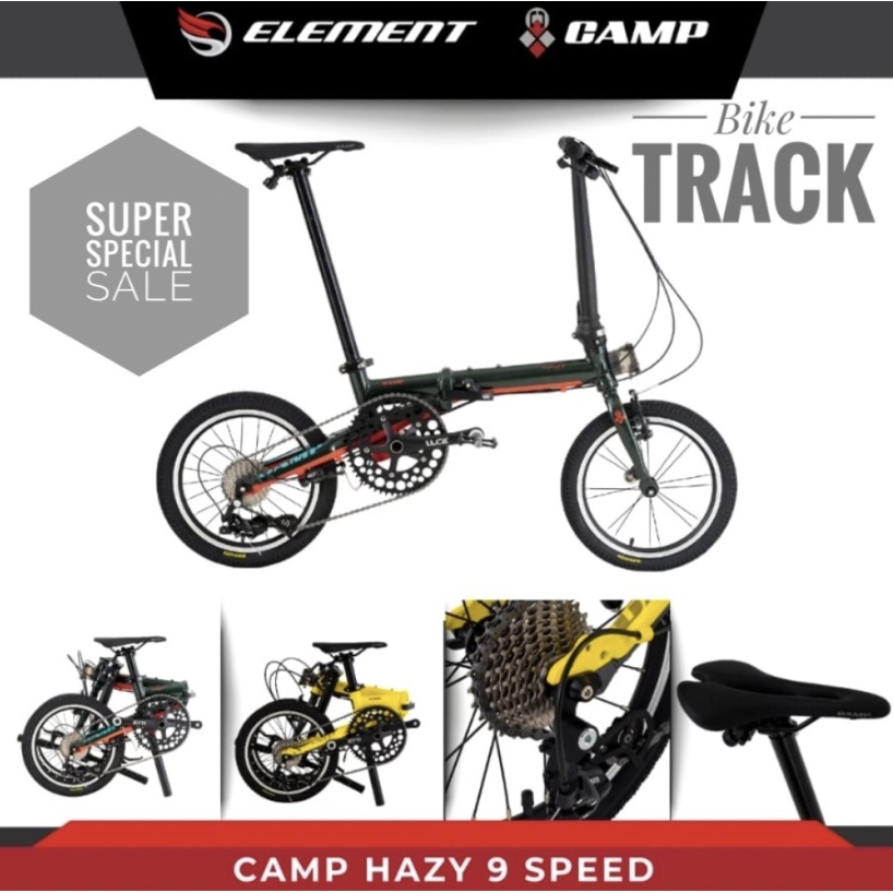 Sepeda Lipat CAMP HAZY 9 Speed