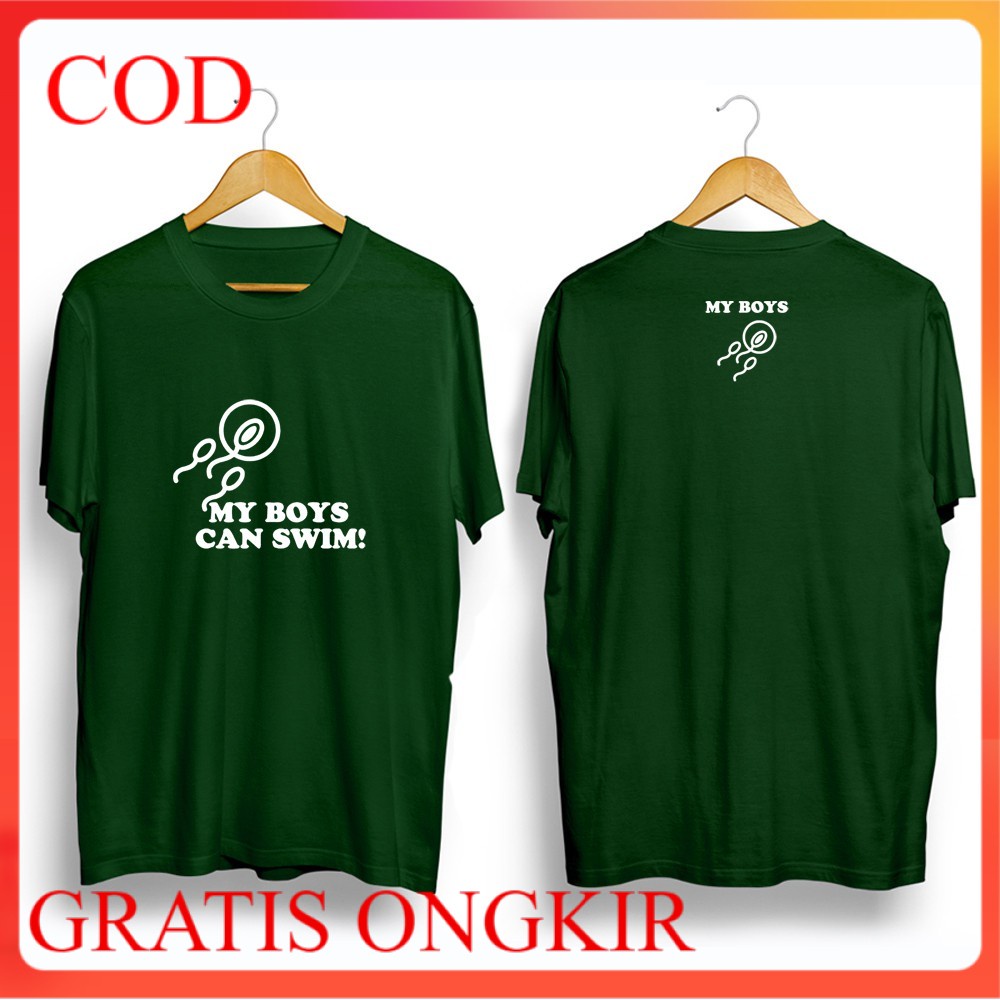 KAOS ANAKU MY BOY BOYS BOS KECIL MALAIKAT KECIL SPERMA BERENANG TM My Boy + Belakang