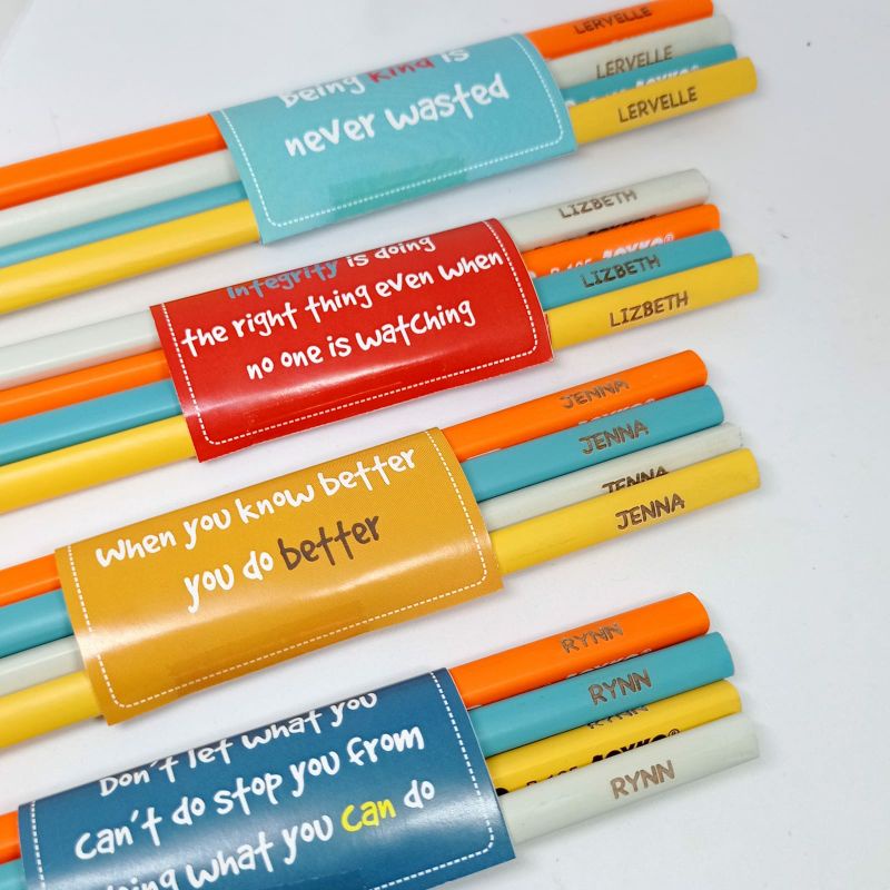 

Engrave Pencil 2B Triagonal Solid | Pensil Grafir Custom Nama | pensil gravir