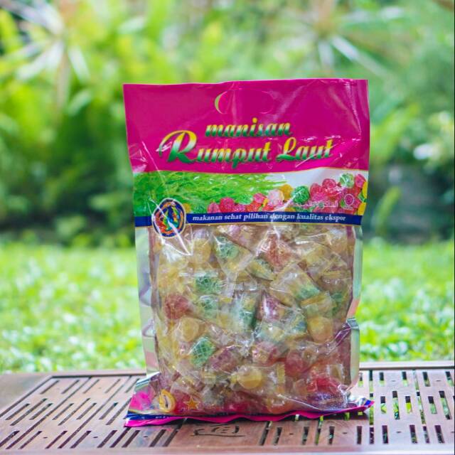 

Manisan Rumput Laut Kemasan Jumbo free kardus + bubblewrap 800 gram