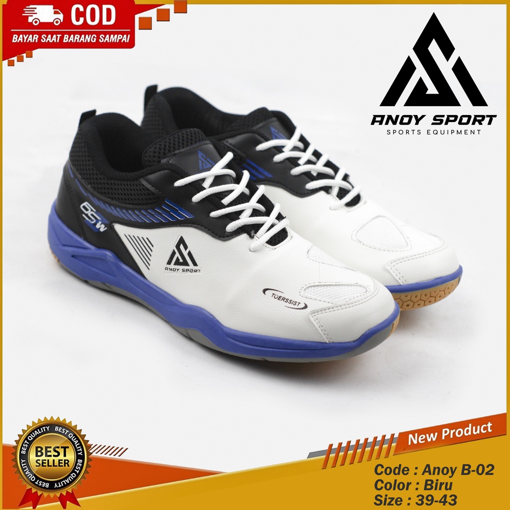 Sepatu Pria Anoy B-02 Sepatu Badminton Sepatu Olahraga Indoor Outdoor Pria Original