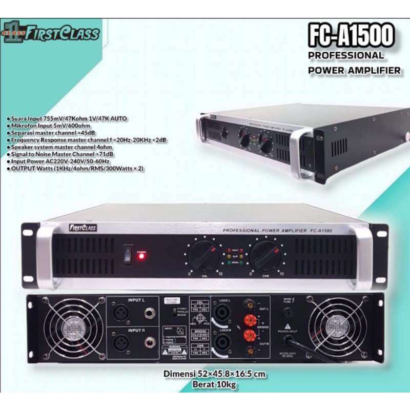 Power Firstclass Fca1500 FCA 1500 Original