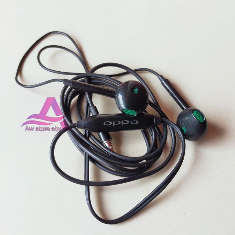 [BLACK SERIES] EARPHONE OPPO BASS STEREO HEADSET OPPO A5/A9/A3S/A5S/A15/A16/A33/A53/A52/A92/A54/A74